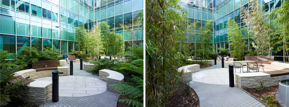 Kaiser Courtyard seating