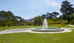 San Francisco Botanical Gardens Fountain Plaza