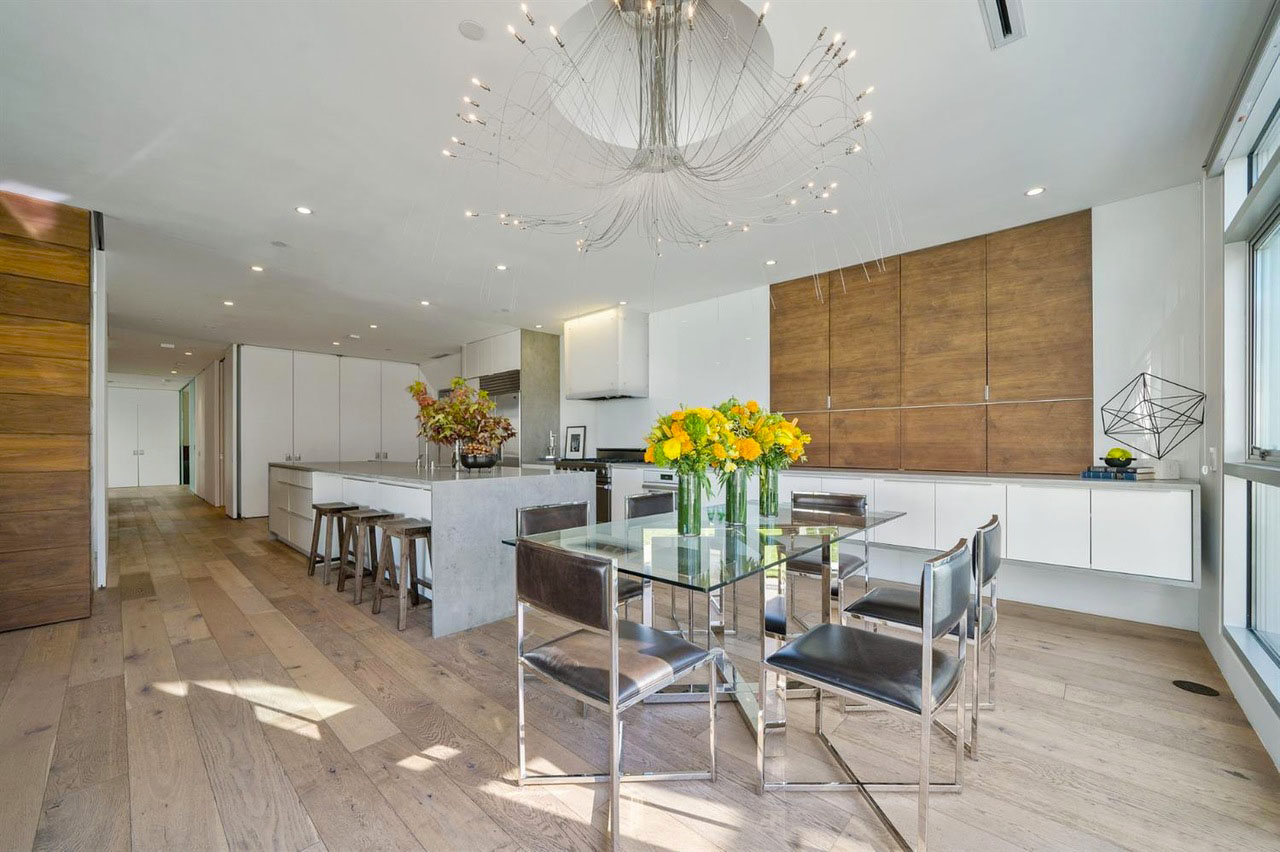 Beautiful view of South Beach Penthouse Dining Decor