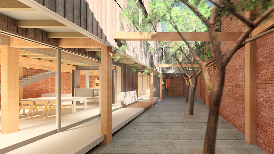 _EXTERIOR RENDERING @ COURTYARD TOWARD ENTRY copy